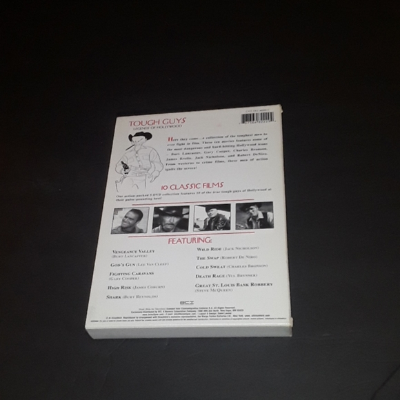 RARE TOUGH GUYS LEGEND OF HOLLYWOOD 5 DVD SET - Picture 7 of 8
